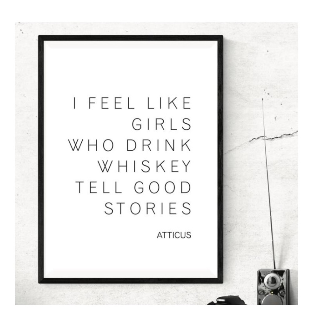 Atticus framed Print